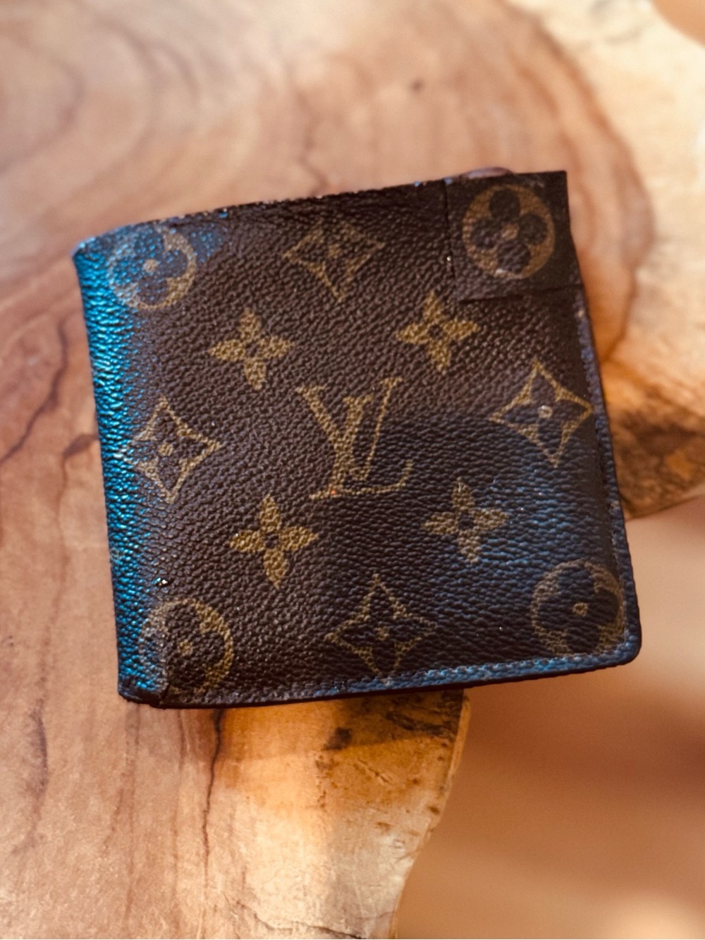 Louis Vuitton monogram bifold wallet men’s damaged - Picture 1 of 16